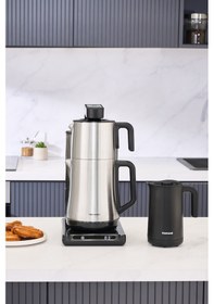 Resim Homend Smart Royaltea Plus 1781H 2In 1 Inox Wifi Otomatik Çay Ve Türk Kahve Makinesi 