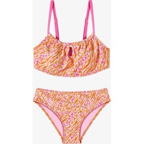 Resim Penti Pembe Genç Kız Safari Halter Bikini Takımı 