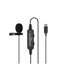 Resim Ckmova Lcm 2c Type-c Girişli Kondenser Klipsli Yaka Mikrofonu 