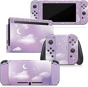 Resim Tacky Design Nintendo Switch Cilt ile Uyumlu - Premium Vinil 3M Pastel Mor Nintendo Switch Çıkartma Seti - Konsol, Dock, Joy Con için Anahtar Kılıfı - Çıkartma Tam Sarma 