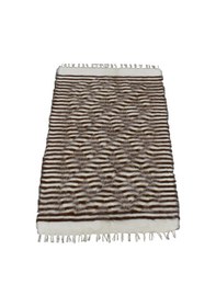 Resim Kilim Antik El Dokuma Yün Çizgili Tiftik Siirt Battaniyesi 0004 - Yeni - Çok Renkli 