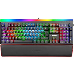 Resim KB-R97 X-Tracer RGB Red Switch TR Siyah Gaming Oyuncu Klavyesi 