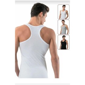 Resim Tutku 0118 Erkek Karışık Renkli Askılı Sporcu Atlet 12 Adet 001 