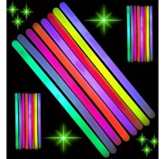 Resim Karanlıkta Parlayan Fosforlu Glow Kalın Çubuk 30 cm 1 Adet 