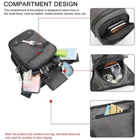 Resim Kosona Motosiklet Bacak Çantası Outdoor Sulu Dayanıklı Oxford Kumaş Bisiklet Turizm Spor Çantası Gri 