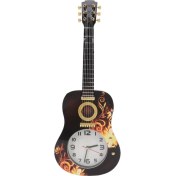 Resim Duvar Saati Sessiz Simülasyon Ukulele Şekilli Dekoratif Çalar Saat Yatak Odası Öğrenci Yurt Ofis 5681 Ukulele (46X17.5X4.5CM / 18.1x6.9x1.8in) (Yurt Dışından) 