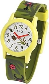 Resim Q&Q VR99J016Y Uğur Böceği Desenli Su Geçirmez Rakamlı Çocuk Kol Saati 