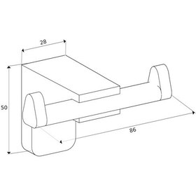 Resim Zethome F1 Serisi Paslanmaz Duvara Monte Bornoz Askılığı Siyah Çok Renkli 