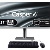 Resim CASPER Nirvana A97.255H-DF00R-V-G Intel Core Ultra 7-255H 32GB RAM 1TB NVMe SSD Windows 11 Pro All in one 