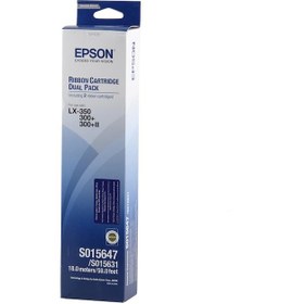 Resim Epson C13S015647 Lx-300/350 8750 Yazıcı Şerit -Siyah Ikili Paket 