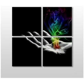 Resim Gücün Simgesi Kanvas Tablo 150x150cm 