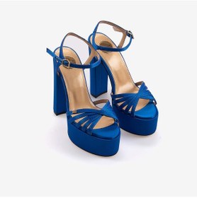 Resim Mocassini Kadın Gece & Abiye Ayakkabı 6285 Sax 