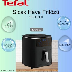 Resim Tefal 1700 W Easy Fry & Grill & Steam+ Sıcak Hava Fritözü Airfryer 