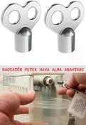 Resim abnturk 2 Adet Radyatör Hava Alma Anahtarı Purjör Petek Havlupan Kalorifer Su Boşaltma Anahtarı iki Adettir 