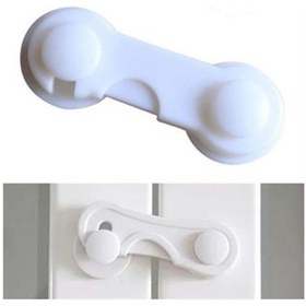 Resim Bebek Çocuk Güvenliği Çekmece ve Dolap İçin Kendiliğinde Yapışkanlı Vidasız Kapak Kilidi 