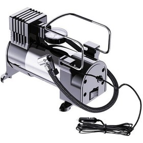 Resim Dc12v Otomotiv Şişirme Pompası Taşınabilir Çift Amaçlı Ağır Araç 