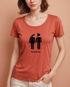 Resim Mansplaining Geniş Yaka Tişört 