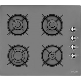 Resim Eminçelik Ec-ah 1240 Bg60 (12 225) Ankastre Siyah Cam Ocak 