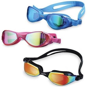 Resim Voit Comfort Aynalı Camlı Yüzücü Gözlüğü Siyah Çok Renkli 