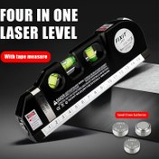 Resim Çift Ölçekli 243.84cm Şerit Ölçer ile Hassas Lazer Seviye Kiti - Pil ile Çalışan, Çapraz Çizgi ve Dikey Çizgiler, ve Profesyonel Kullanım için Ayarlanabilir Yükseklik, Çok Amaçlı Lazer Seviye Aracı, Doğru Proje Ölçümleri için, Proje Temelleri, Şık Metalik Kaplama, Dayanıklı Yapı, Karavan için Lazer Seviye, Duvar için Lazer Seviye, Lazer Duvar Seviyesi, Lazer Seviye Aracı, Profesyonel/İnşaat Lazer Seviyesi, Lazer Seviye için Tripod, Lazer Alıcı, İnşaat Lazer 