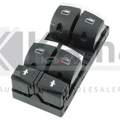 Resim MCAR 4F0959851J CAM AÇMA ANAHTARI DÖRTLÜ (KROMLU) AUDI Q7 10-15 İTHAL 