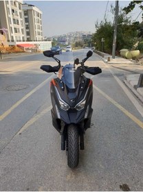 Resim Motocam Kymco Dtx 250 Siperlik Ön Cam 2024 Model 67cm Şeffaf Renkli 4mm Elcik Model 