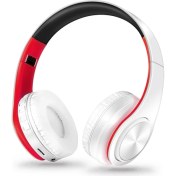 Resim Zunhai LPT660 Katlanır Müzik Bluetooth Kulaklık Desteği Tf Kartı Kırmızı (Yurt Dışından) 