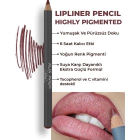 Resim Alix Avien Uzun Süre Kalıcı Dağılma Yapmayan Nemlendirici Dudak Kalemi Lipliner Pencil 19 Reddish Brown 