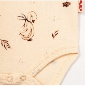 Resim Tiffany Baby & Kids Tiffany Mother Swan Organic Theme Yarım Kollu Bebek Body 56008 