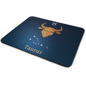 Resim WuW Boğa Burcu Yıldız Haritası Dikdörtgen Kaymaz Taban Mouse Pad 