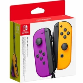 Resim HavuzElektronik Nintendo Switch Joycon Oyun Kolu Controller Neon Purple & Orange 