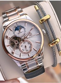 Resim Bigotti Otomatik Ve Kurmalı Çelik Karatma Ve Renk Atma Yapmaz 5 Atm Erkek Kol Saati Ebg.10683.5 Rose Gold - Gümüş 
