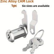 Resim 1 adet Çinko Alaşım CAM Kilidi, 16/20/25/30/35/40mm Boyutlar Mevcut, Parlatılmış Metal Kilidi Seti, Kolay Kurulum, Kabinler, Posta Kutuları, Çekmeceler, Ofis Mobilyaları, RV, Basit Silindirik Tasarım, Güvenli Kilitleme Mekanizması, Dayanıklı Yapı, Güvenli Kilitleme Mekanizması, Dayanıklı Yapı, D 