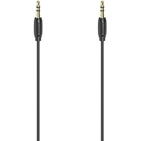 Resim 3.5mm- 3.5mm Stereo Altın Uç Siyah 3s 3m Kablo 