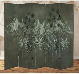 Resim Doğa Temalı Özel Tasarım Paravan Room Divider TYBParavan-1003100408471, 180 x 180 