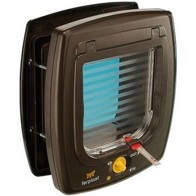 Resim Ferplast Swing 7 Manyetik Mıknatıslı Kedi Kapısı 13 x 14 CM 