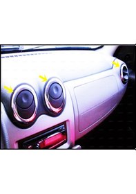 Resim Dacia Lodgy Krom İç Havalandırma Çerçeve 4 Prç 2012 Üstü P.Çelik 