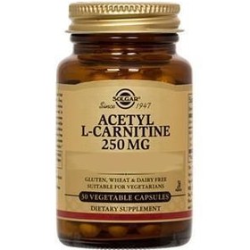 Resim Solgar Acetyl L-Carnitine 250 mg 30 Bitkisel Kapsül 