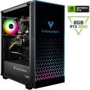 Resim Casper Excalibur E65H.121F-8V50X-0FC Intel Core i3-12100F 8GB RAM 500GB NVME SSD RTX3050 Freedos 