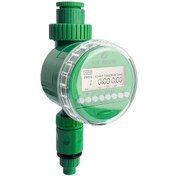 Resim LCD Ekranlı Otomatik Dijital Sulama Zamanlayıcı - Elektronik Ev Sulama Kontrol Cihazı, Pille Çalışan, 3/4" Dişli, Avrupa Standartı Plastik Malzeme 