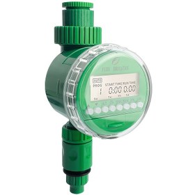 Resim LCD Ekranlı Otomatik Dijital Sulama Zamanlayıcı - Elektronik Ev Sulama Kontrol Cihazı, Pille Çalışan, 3/4" Dişli, Avrupa Standartı Plastik Malzeme 