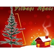 Resim Yılbaşı Çam Ağacı Gür Dallar 90 Cm 