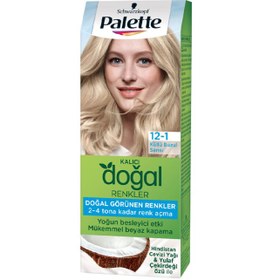 Resim Palette Kalıcı Doğal Renkler Saç Boyası No: 12-1 Küllü Buzul Sarısı 