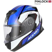 Resim Acerbis Serel 22-06 Kask Siyah Mavi Siyah - Mavi 