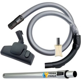 Resim Siemens Uyumlu Vs 06g 2201 Süpürge Katlanmaz Dayanıklı Güçlü Hortumu Seti 