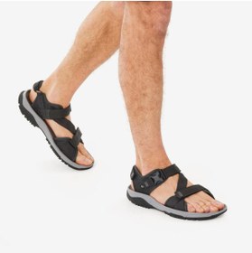Resim Decathlon Quechua Erkek Outdoor Sandalet - Koyu Gri - Nh500 