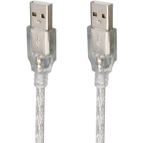 Resim Powermaster Pm-19803 Şeffaf 3 Metre Usb Erkek-erkek Kablo 