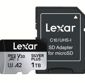Resim Lexar 1TB Professional SILVER PLUS UHS-I microSDXC V30 4K UHD Hafıza Kartı 