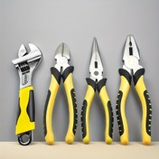 Resim Çok Fonksiyonlu Pense Anahtar Seti | Diyagonal Pense, Tel Kesiciler, İğne Burunlu Pense Ve Anahtar İçerir | Yüksek Kaliteli Malzeme, Ergonomik Ve Rahat Sap | Ev Onarımları, Araba Bakımı, Kesme İçin Uygundur 