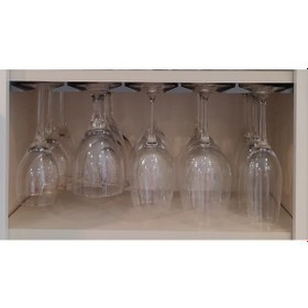 Resim Opencart Şarap Kadehi Tutucu Uzay Tasarrufu Sadece Plastik Aparattır 